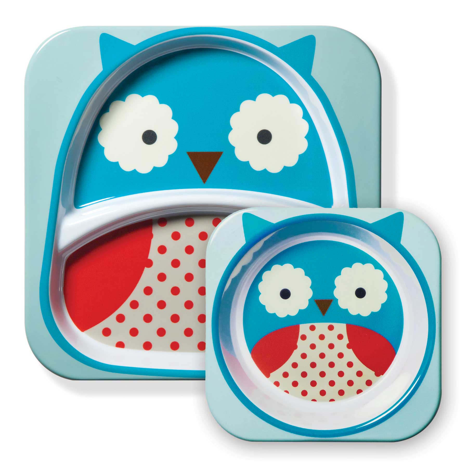 Plato y Bol ZooSets Owl