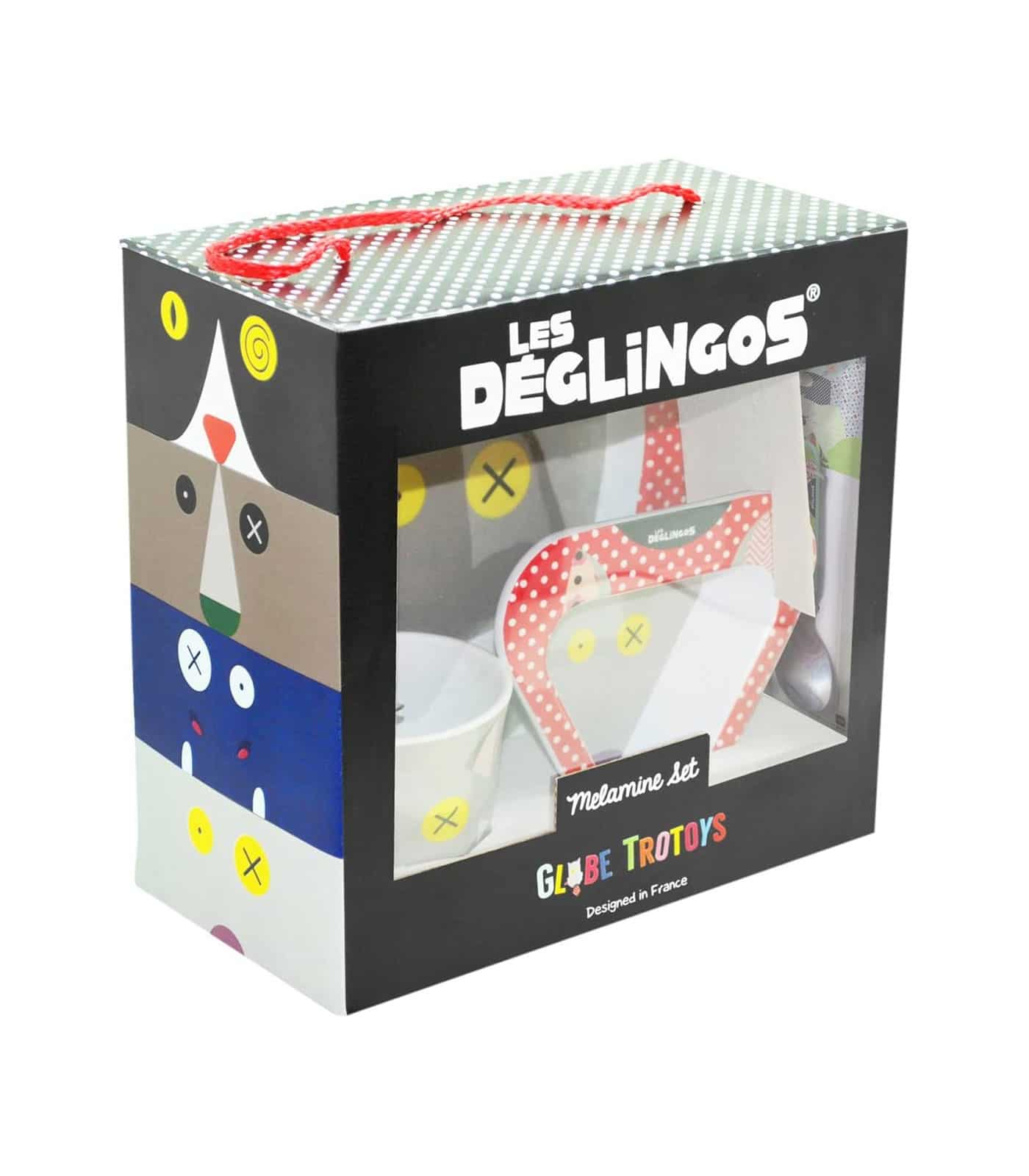 Set Vajilla 3 Piezas Deglingos Bigbos Lobo