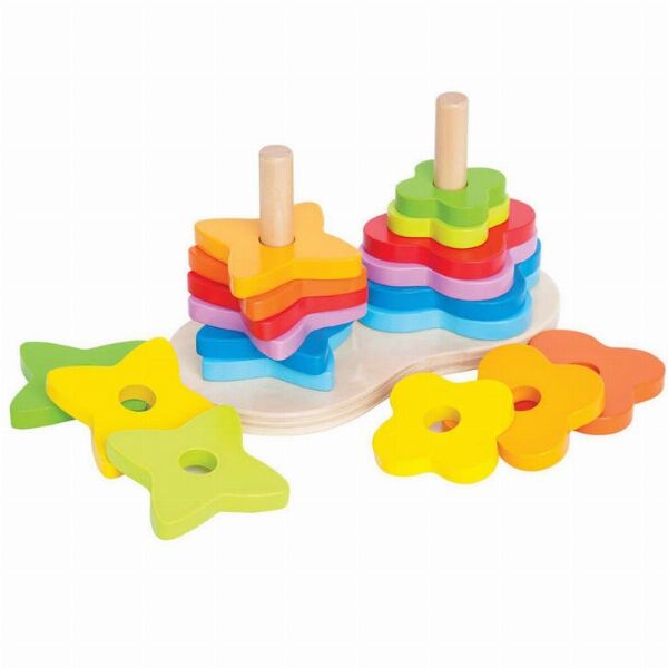 Juego apilable arco iris Hape - Imagen 2