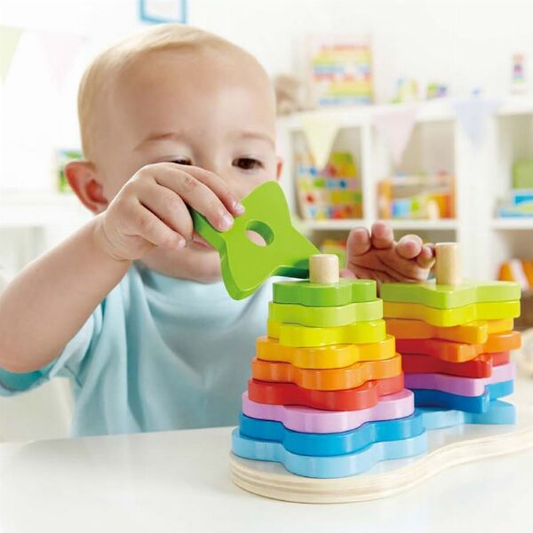 Juego apilable arco iris Hape - Imagen 3