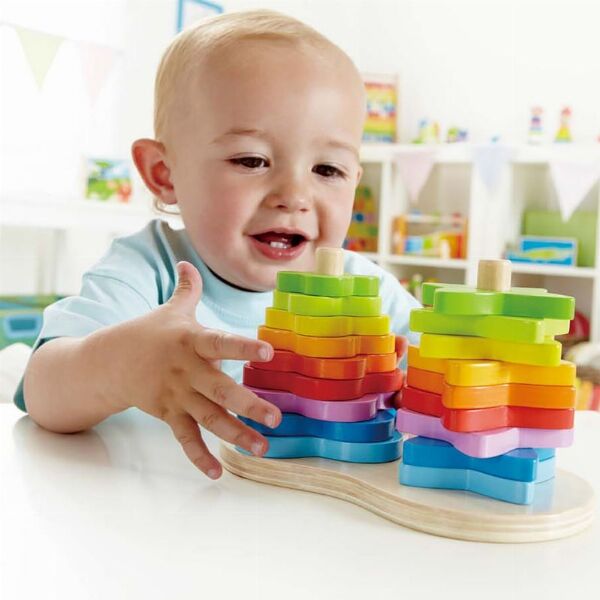 Juego apilable arco iris Hape - Imagen 4