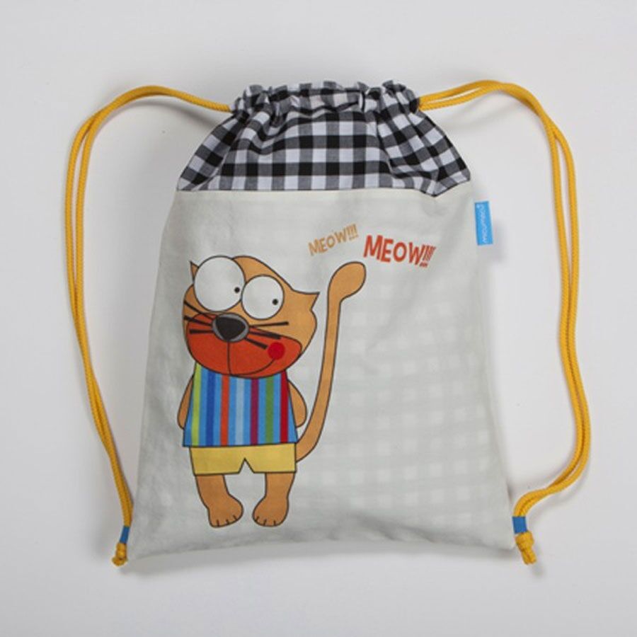 Mochila saco gato juguetón Micumacu