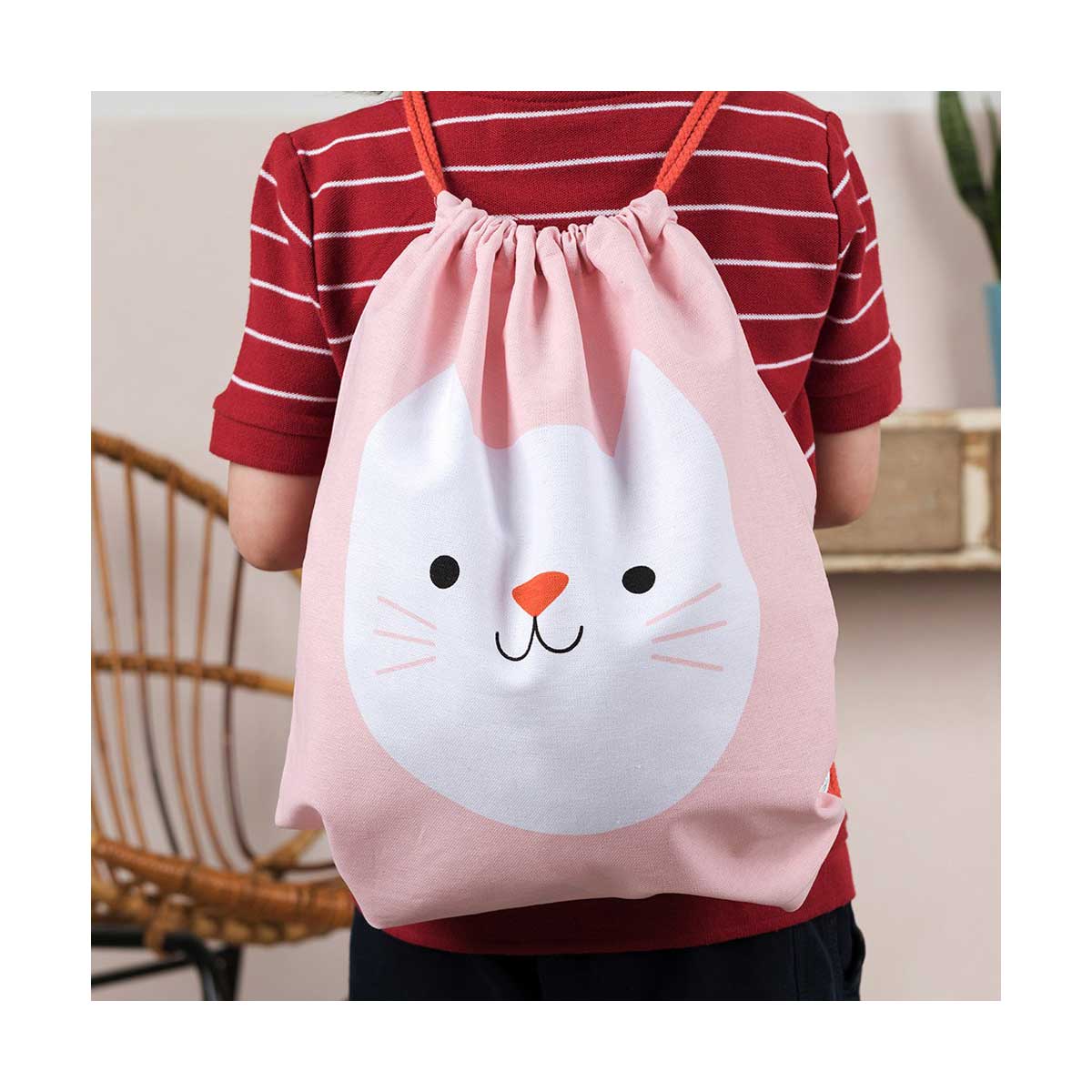 Mochila Saco Cookie Tha Cat - Imagen 2