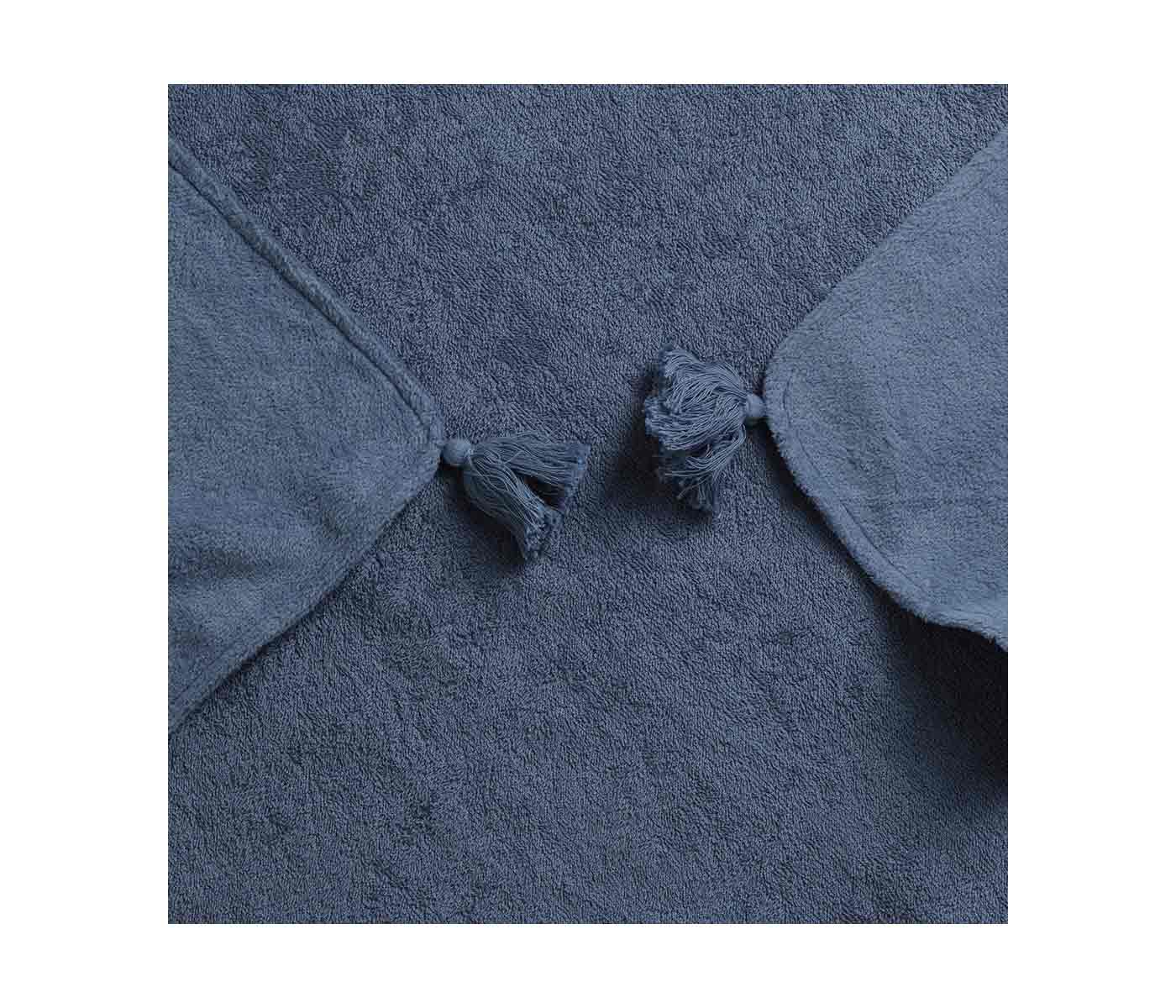 Detalle de Toalla bebé con capucha tender blue Elodie Details