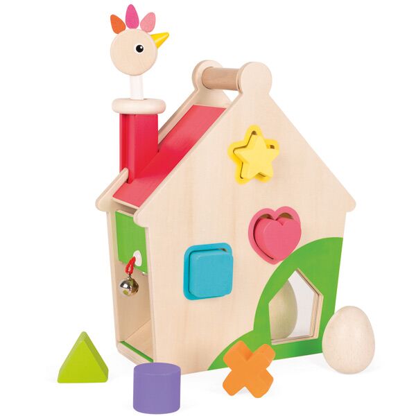 Casita de actividades de la gallina zigolos