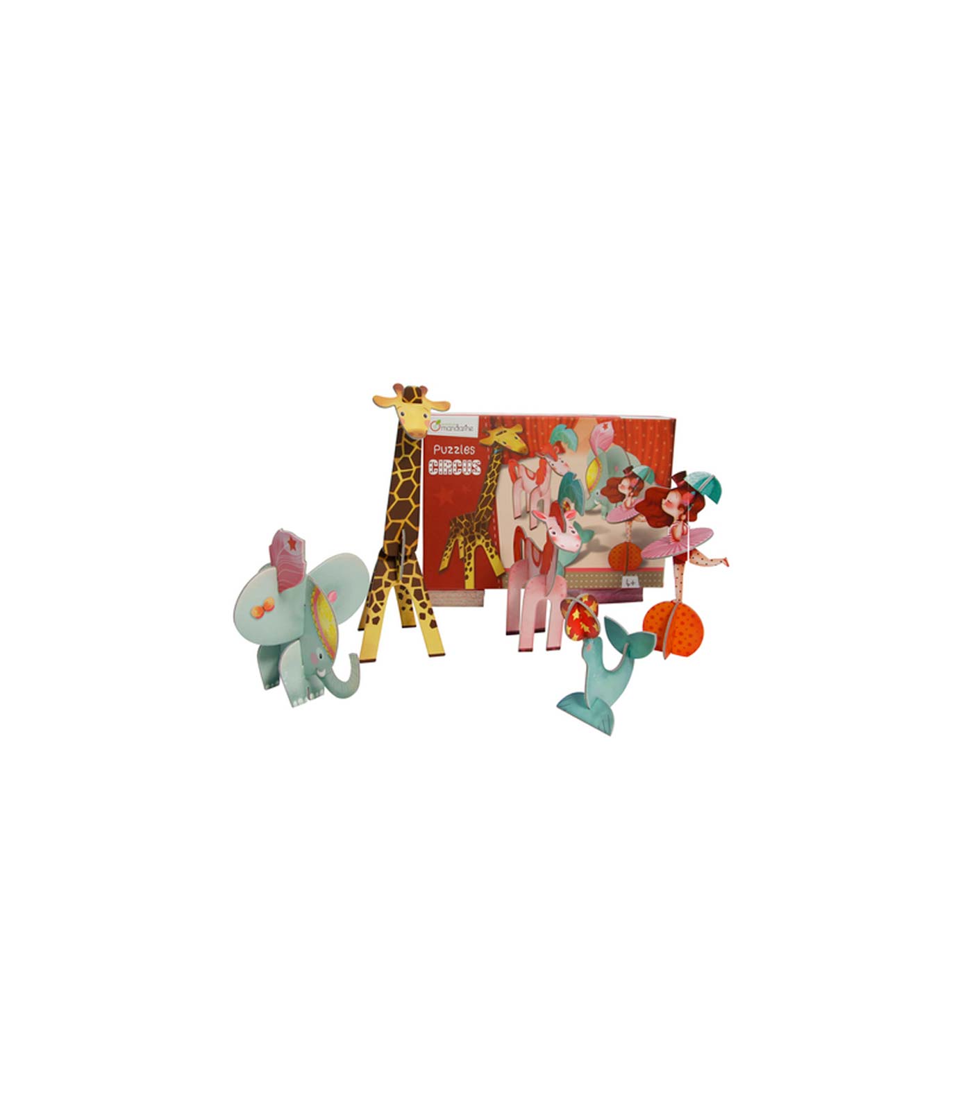 Puzzle 3D Circus bailarina Avenue Mandarine - Imagen 2