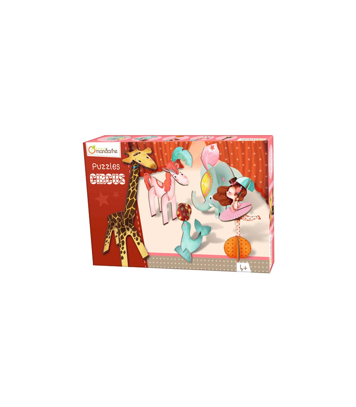 Puzzle 3D Circus bailarina Avenue Mandarine