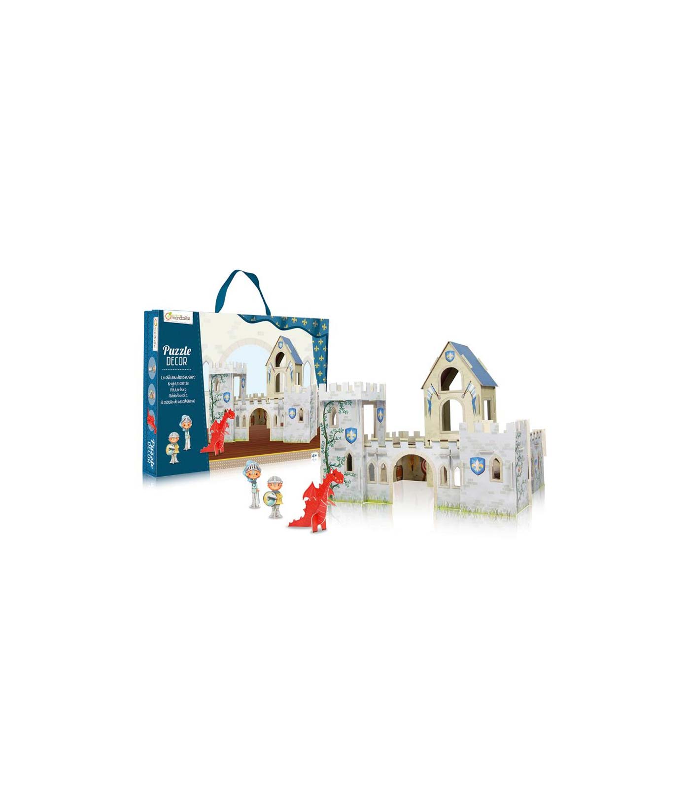 Puzzle decor 3D castillo y caballeros - Imagen 2