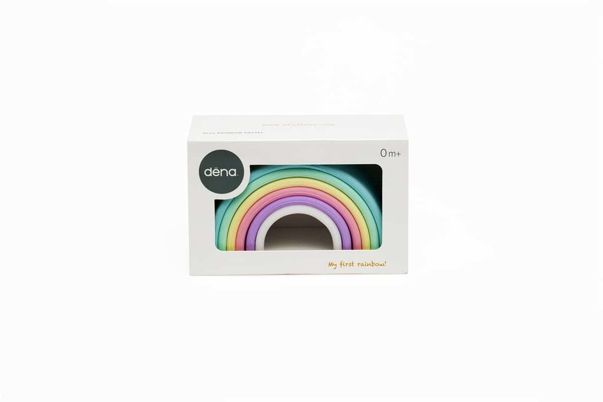 Mi primer arco iris silicona colores pastel 6 piezas - Imagen 3