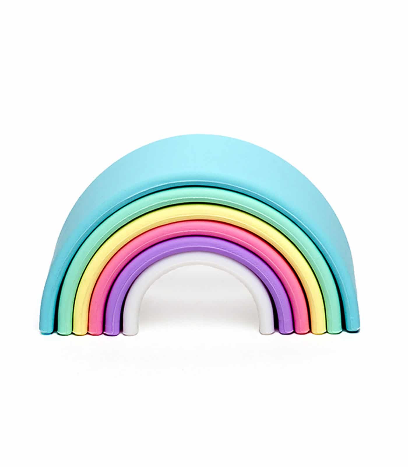Mi primer arco iris silicona colores pastel 6 piezas
