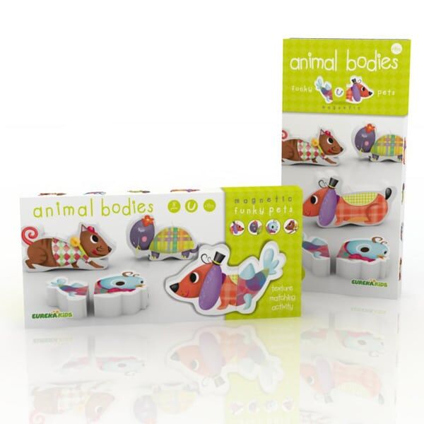 Puzzle animales graciosos magnéticos