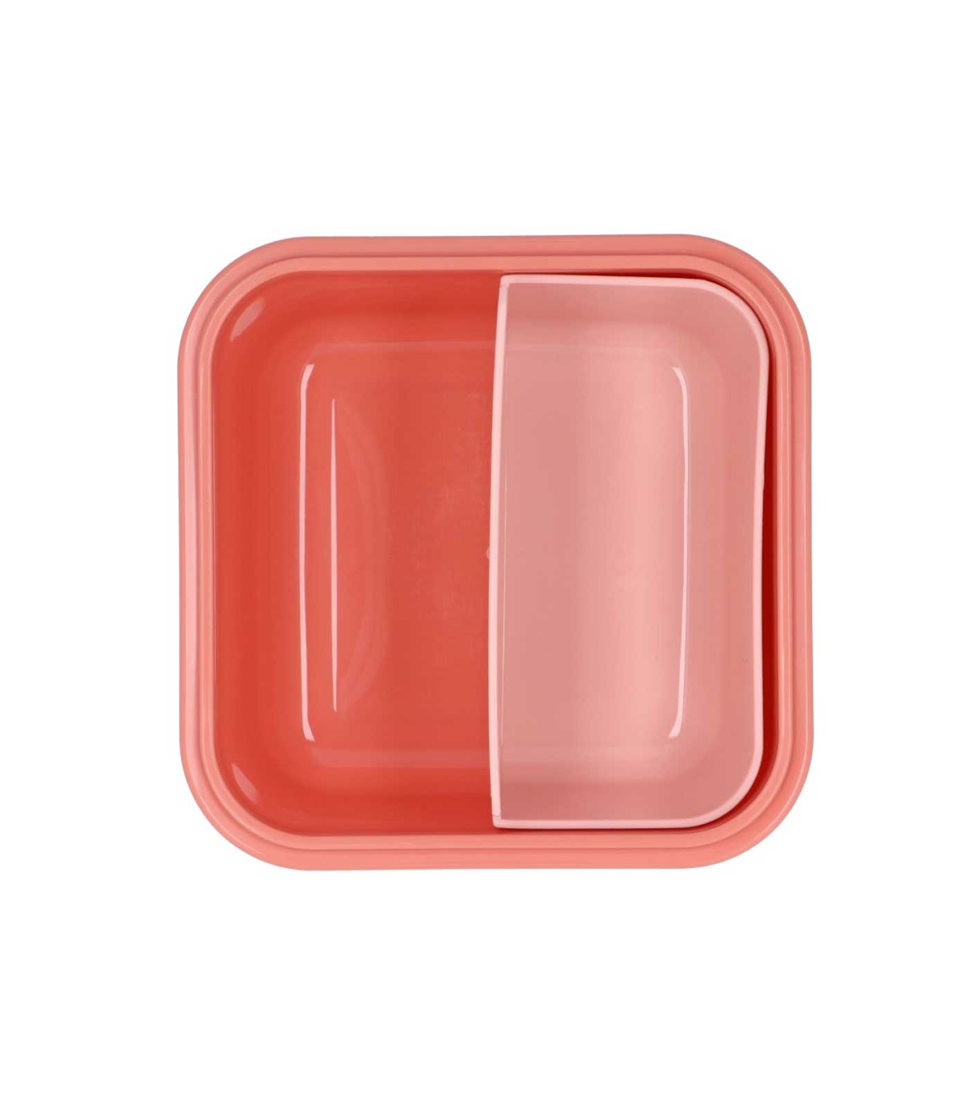 Caja almuerzo grande arco iris rosa - Imagen 2