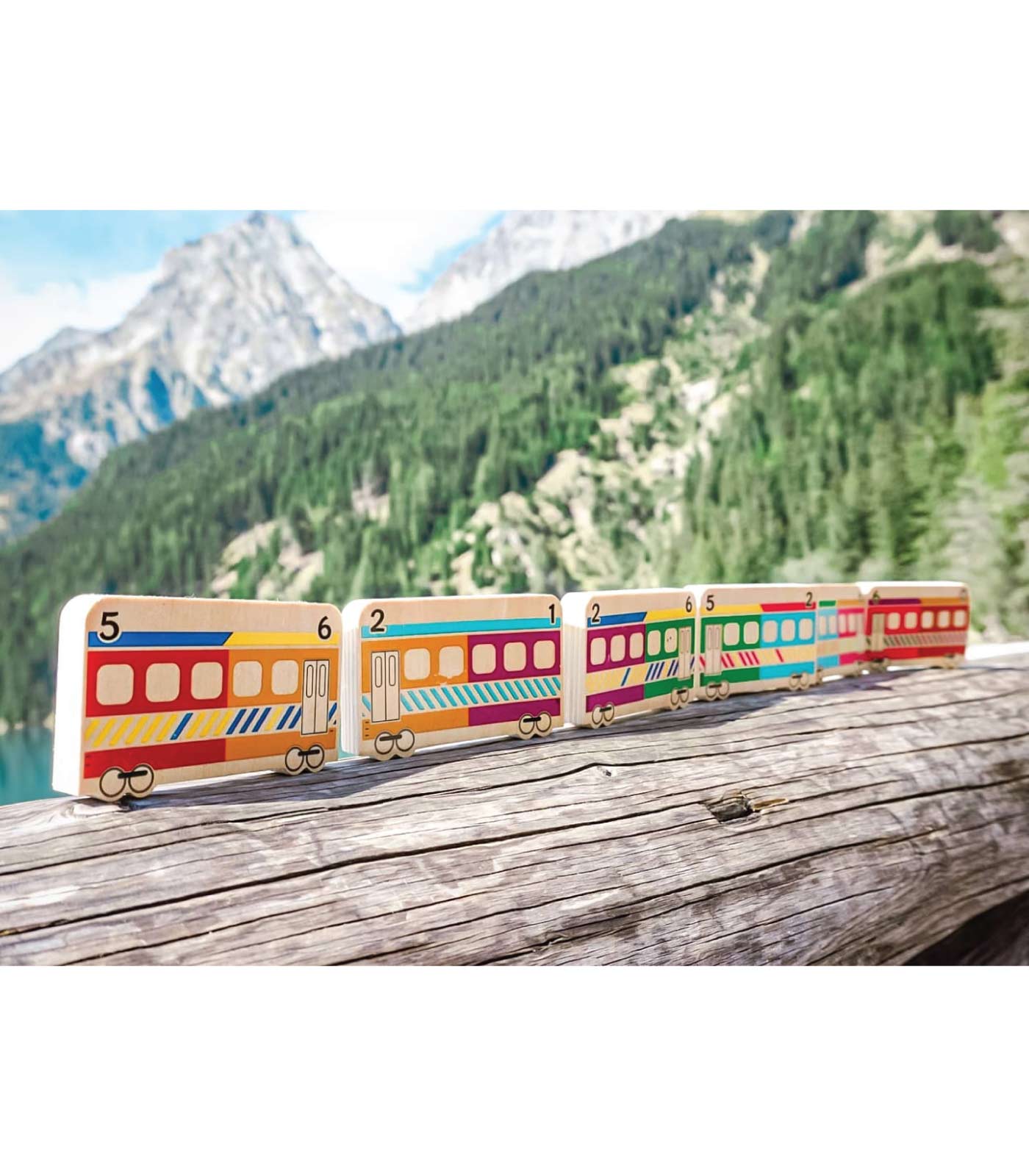 Dominó trenes Buiten Speel - Imagen 2