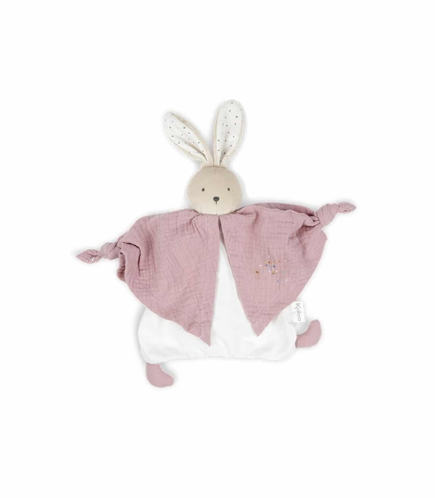 Doudou algodón orgánico Kaloo conejito rosa