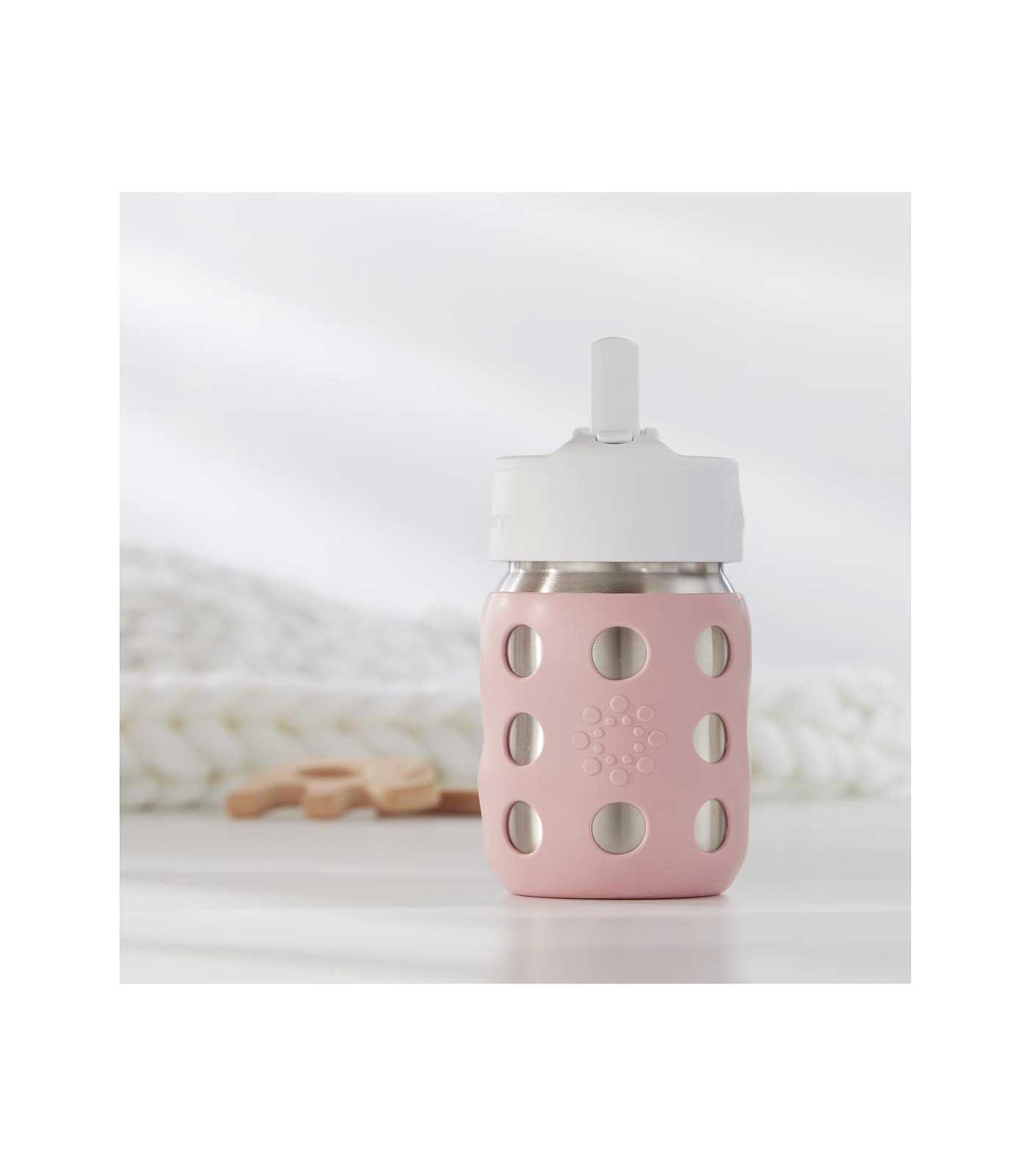 Botella inox Lifefactory tapa straw 235ml desert rose - Imagen 2
