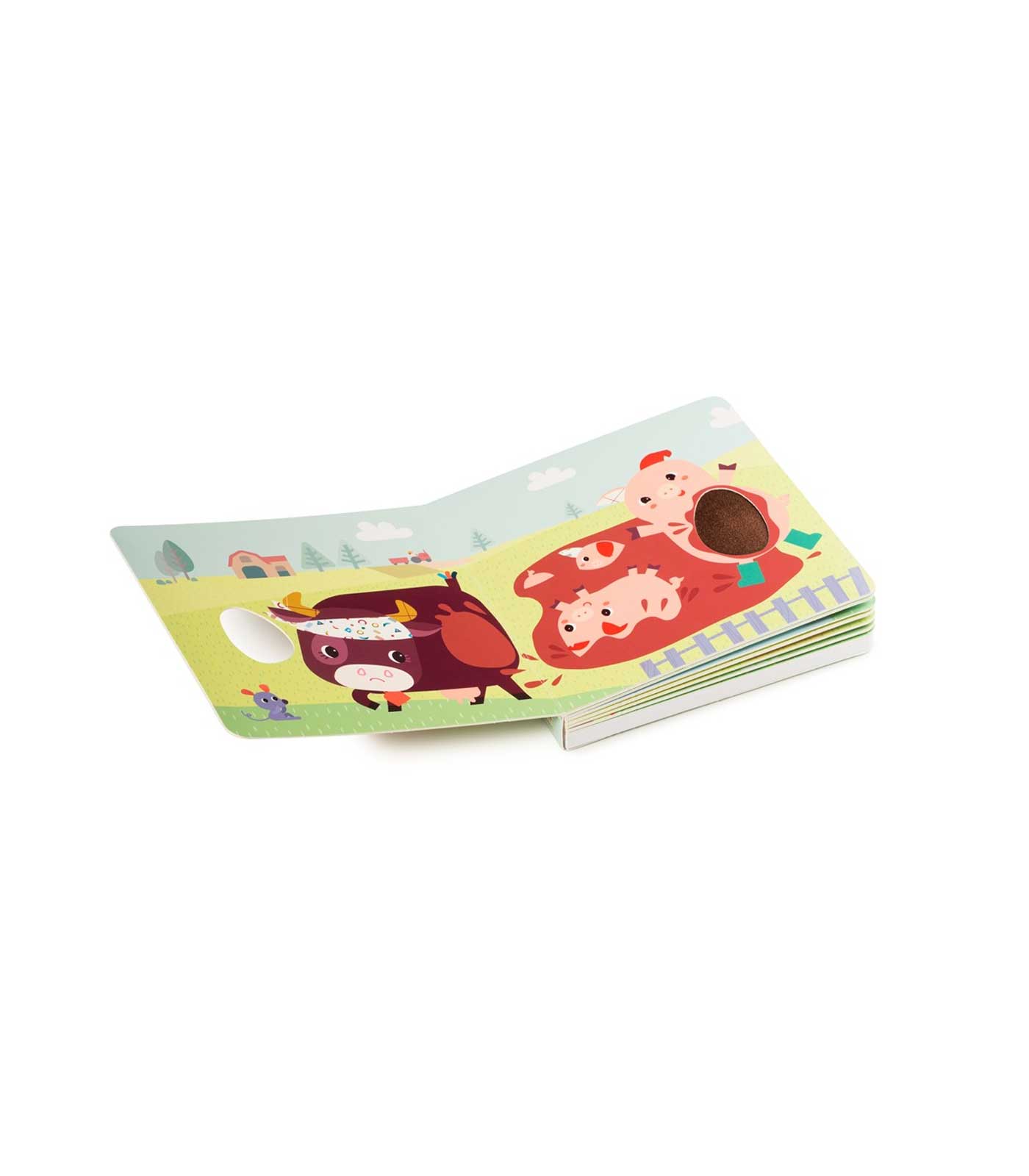 Libro de sonidos y texturas Funky Farm Lilliputiens - Imagen 2