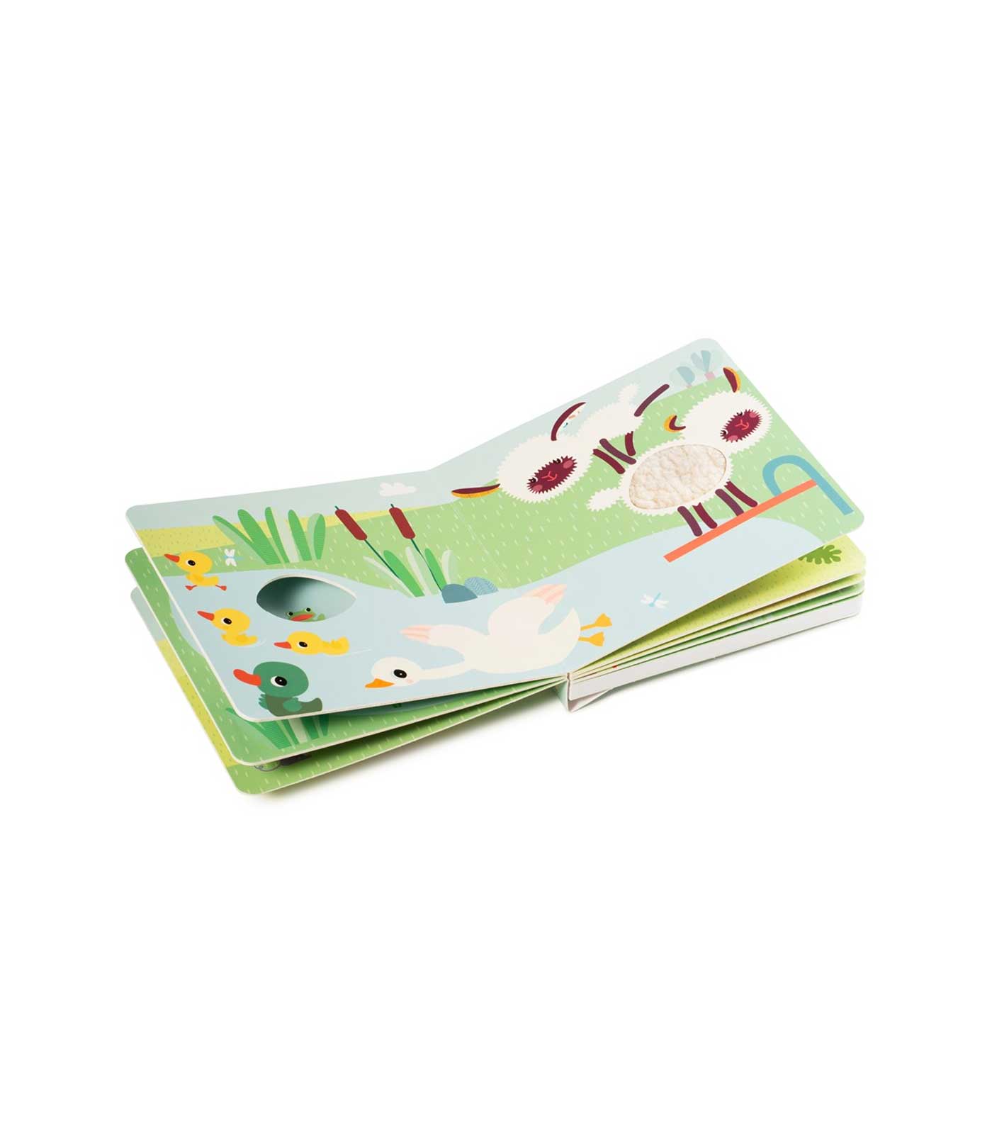 Libro de sonidos y texturas Funky Farm Lilliputiens - Imagen 3