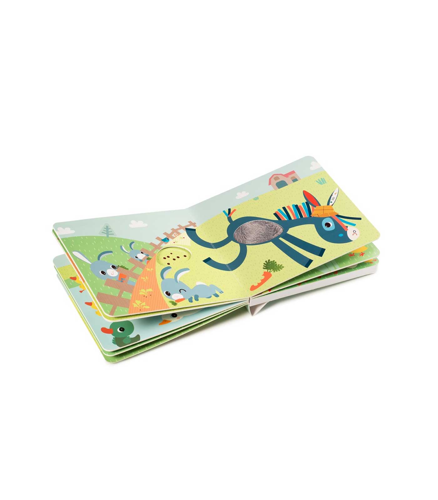 Libro de sonidos y texturas Funky Farm Lilliputiens - Imagen 4
