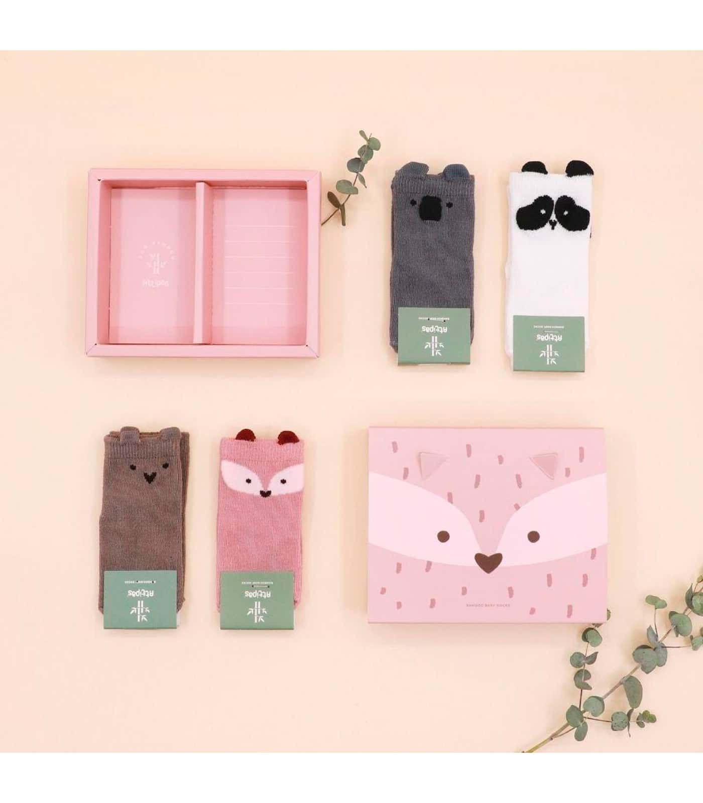 Attipas caja regalo Fox 4 pares calcetines - Imagen 3