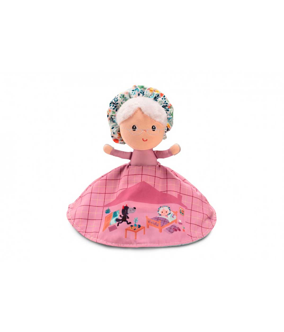 Marioneta reversible Lilliputiens Caperucita Roja - Imagen 4
