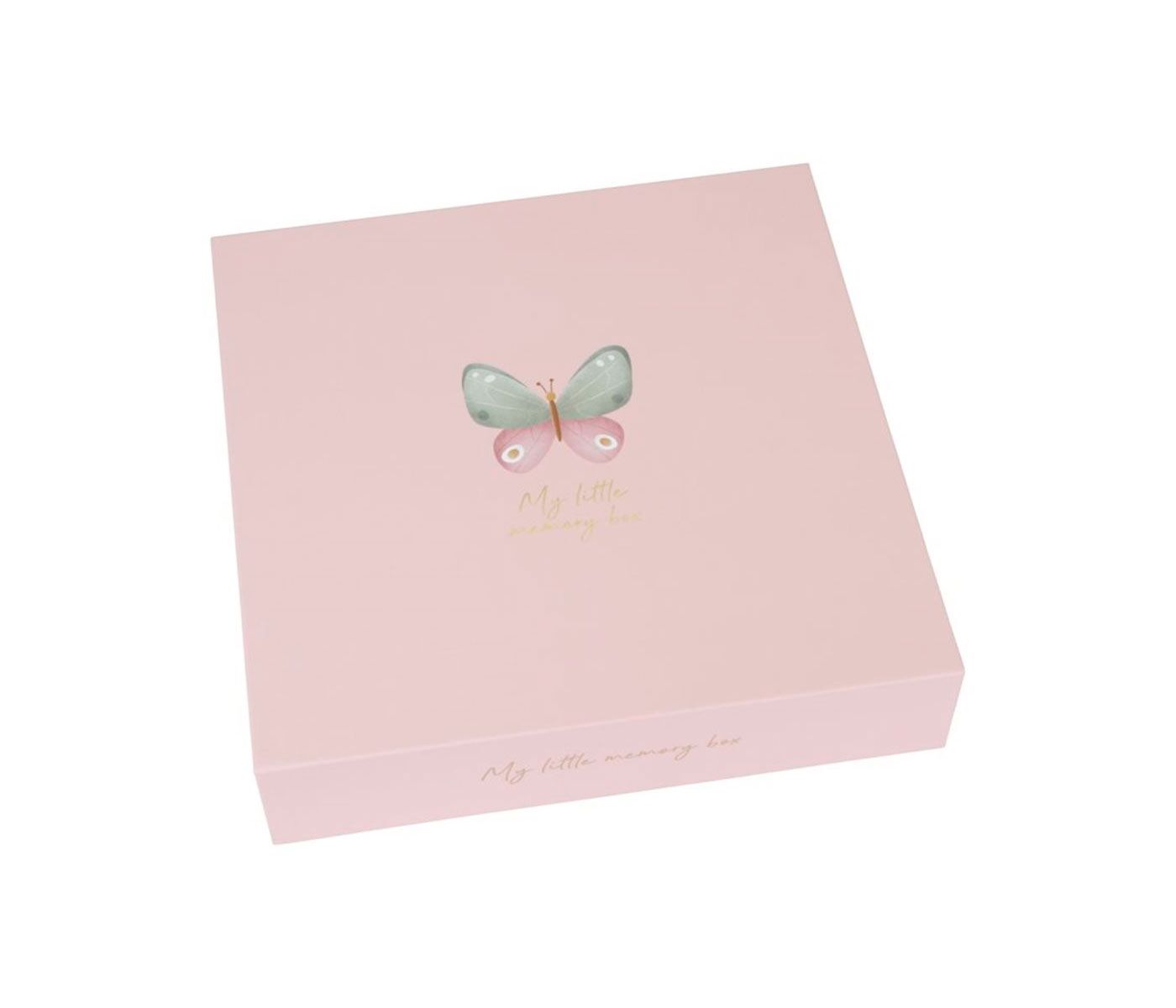 Vista cerrada de Caja de recuerdos del bebé Flores & Mariposas Little Dutch