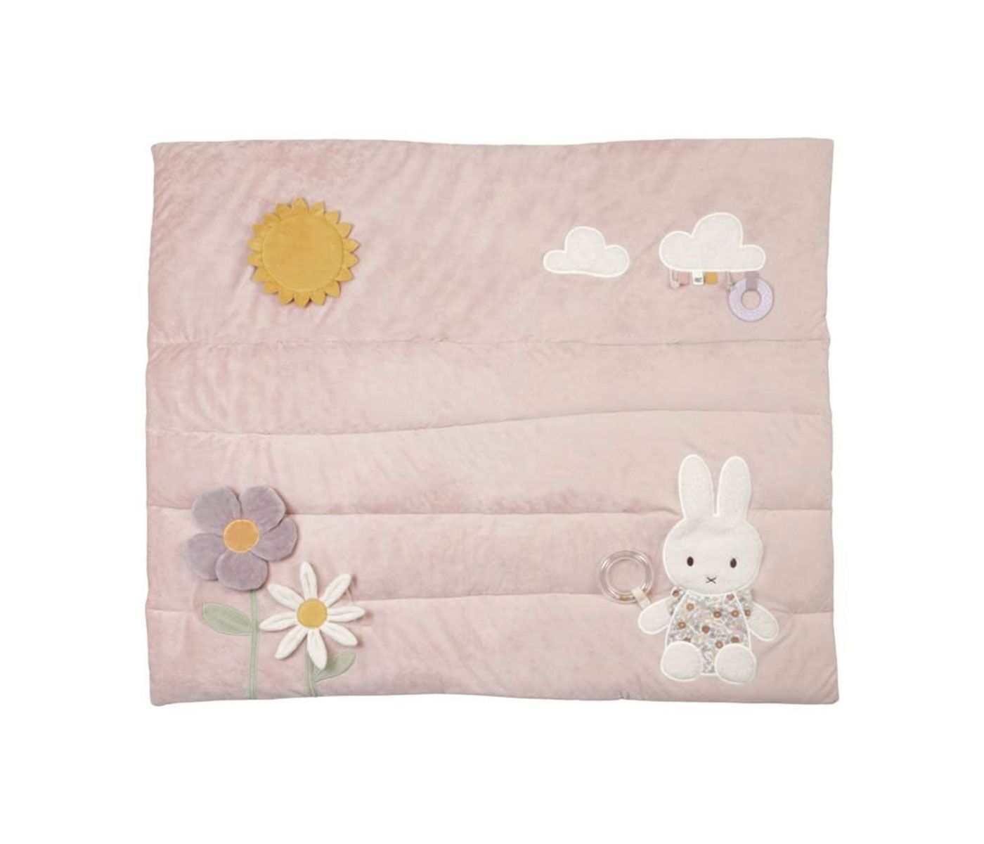 Manta de juegos para bebé Miffy Vintage Little flowers